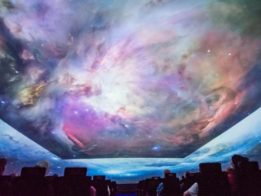 Planetarium show. Courtesy Mark SubbaRao.